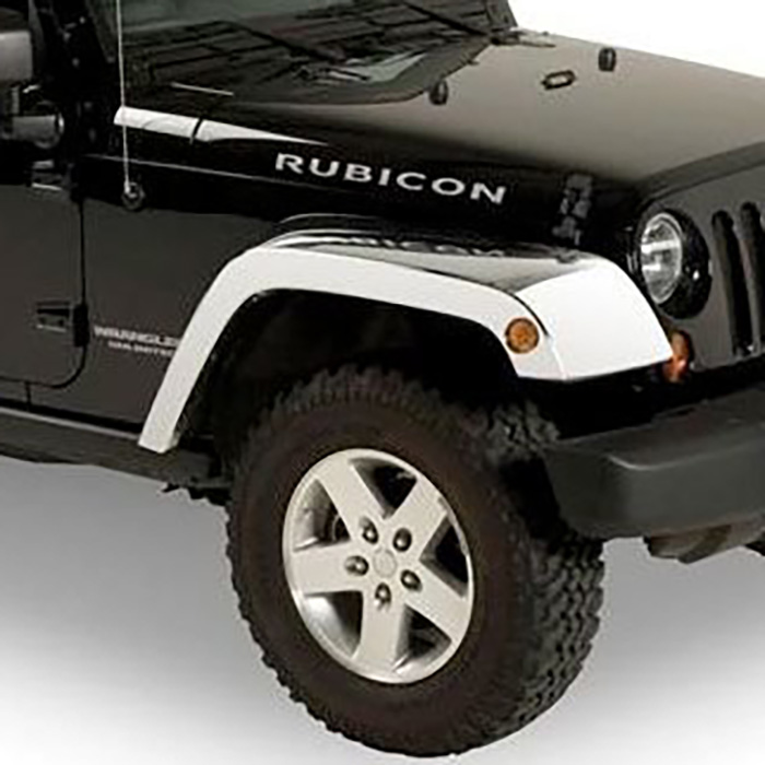 Putco Chrome Jeep Wrangler Fender Flares