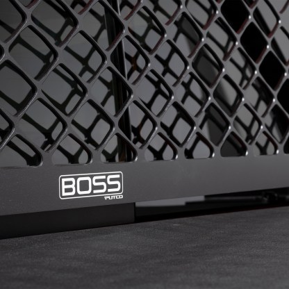 The BOSS Rack features an OE style textured matte black powder coat finish.