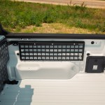 Ford Maverick with MOLLE Panels installed on the side of the truck bed.