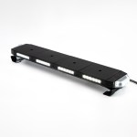 Amber, white, and green tri-color LED rooftop strobe light bar