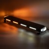 Amber, white, and green tri-color LED rooftop strobe light bar