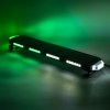 Amber, white, and green tri-color LED rooftop strobe light bar