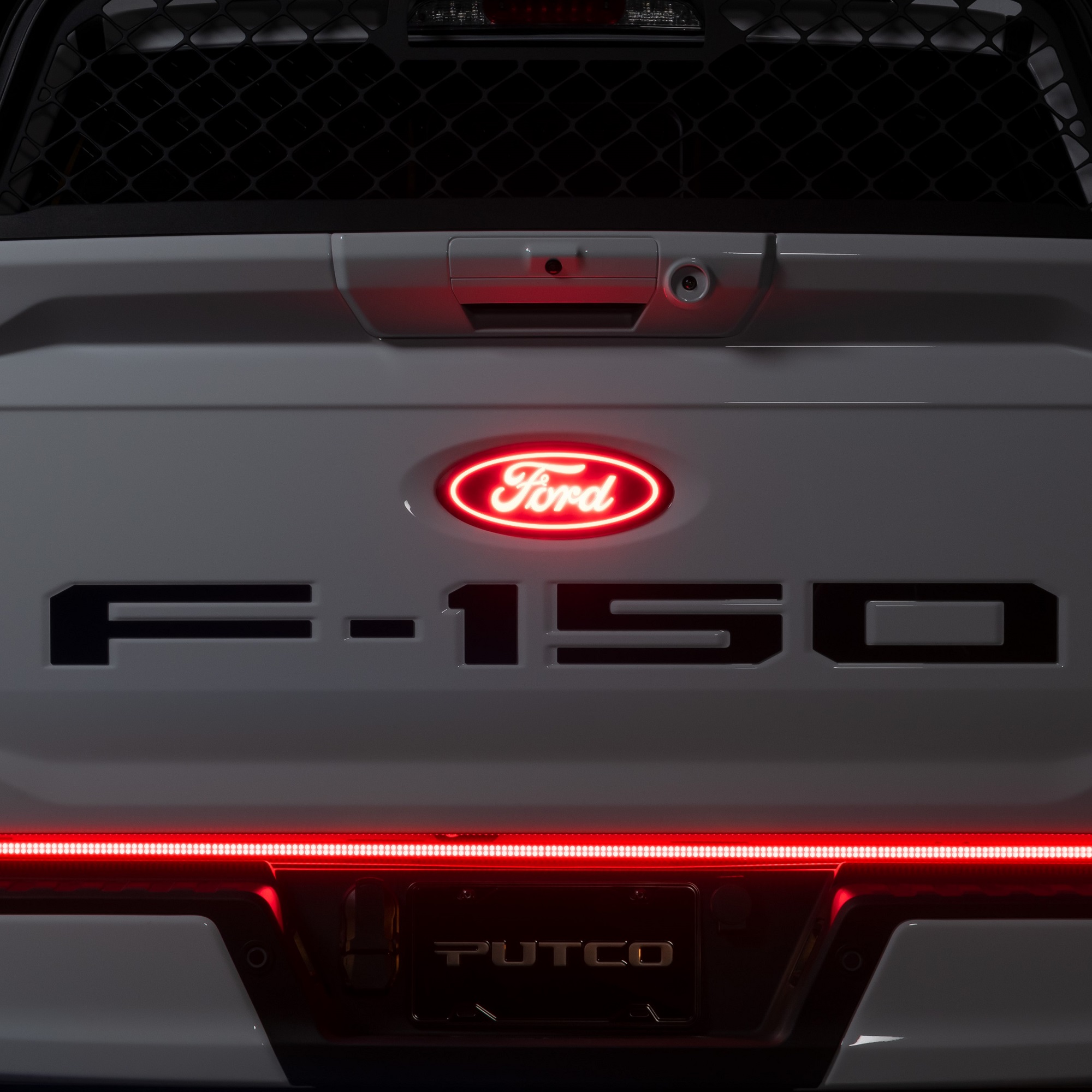 92604X Putco Luminix LED Red Oval Tailgate Lighted Emblem Fits