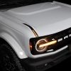 2022-2024 Ford Bronco Luminix DRL LED Light, hood limb riser replacements with Amber/White SwitchBack Features