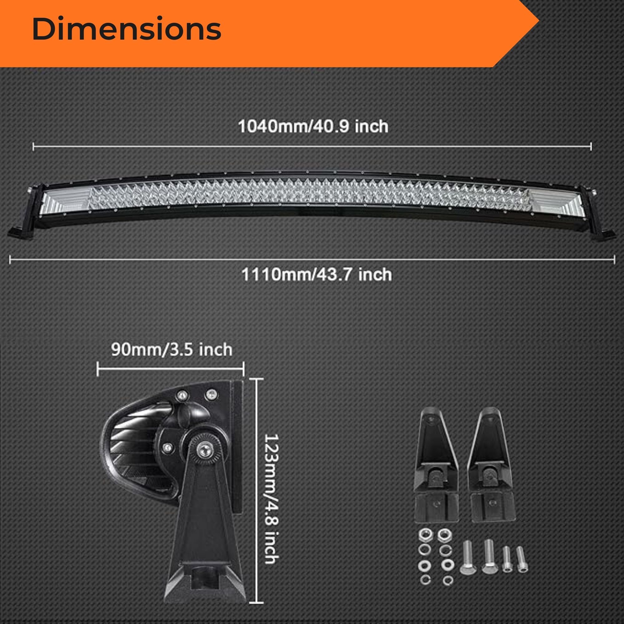 42" Light Bar Dimensions 42" Light Bar Dimensions