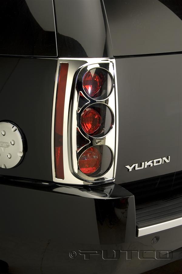 Putco Chrome Tail Light Covers - GMC Yukon / Yukon XL 400828