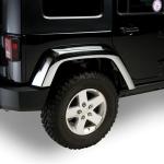 Rear Chrome Jeep Fender Flares