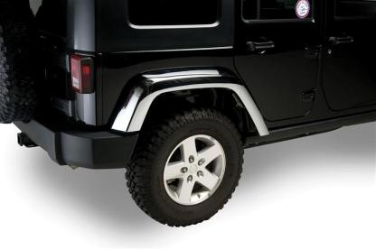 Rear Chrome Jeep Fender Flares