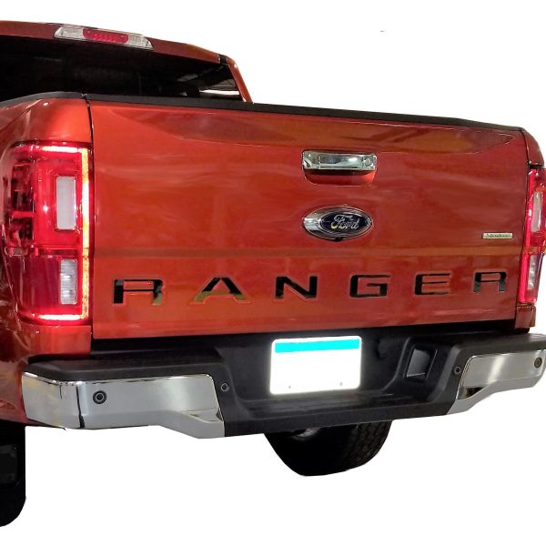 Ford Ranger Tailgate Letter Kit - Black Platinum