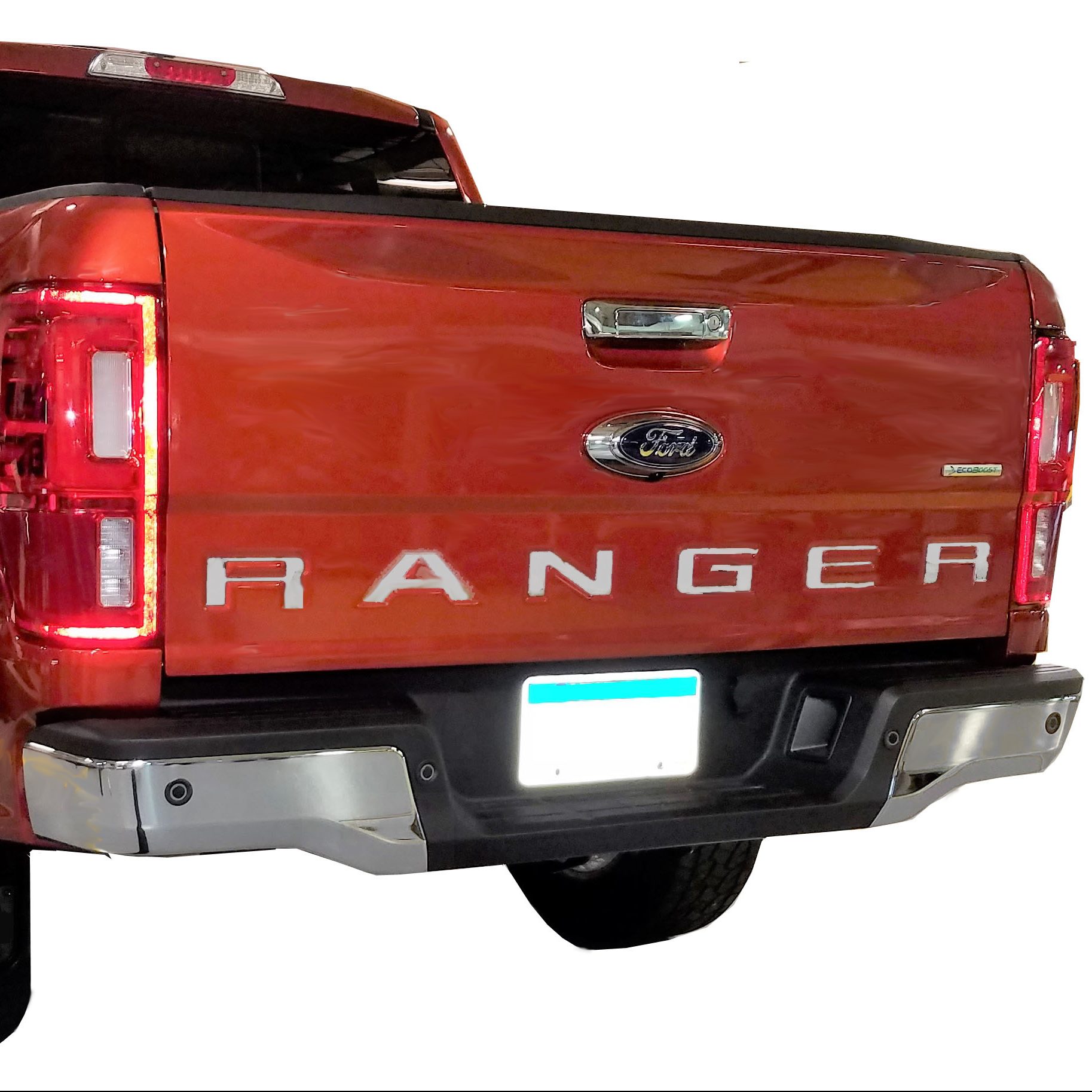 55554FD - Putco Ford Ranger Tailgate Lettering Kit - Stainless