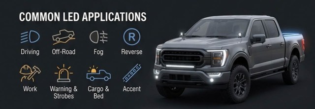 Automotive LED Lighting Cheat Sheet-Applications