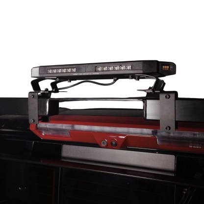 Hornet Strobe Light Bar attached to a BackRack