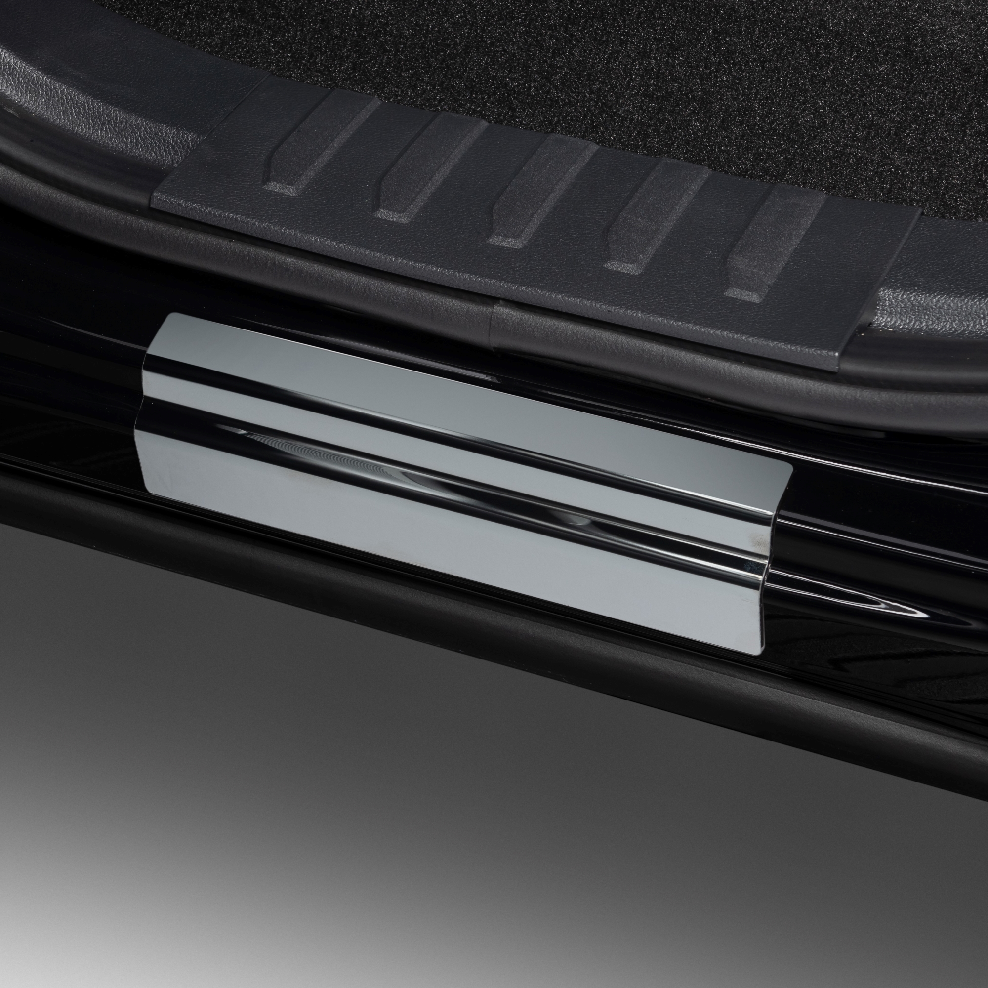 Putco Chevy Bow Tie Logo Black Stainless Steel Door Sills Kit