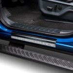 Black Platinum Ford Licensed Door SIll for Super Duty 2023-2024