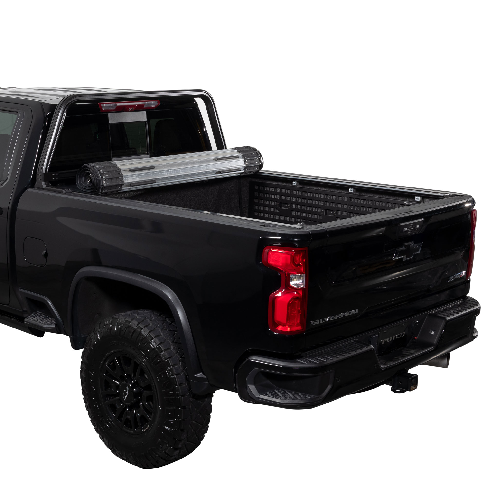 Chevy Silverado Strong Aluminum TEC Headache Rack Rear Cab Protection System Chevy Silverado Strong Aluminum TEC Headache Rack Rear Cab Protection System