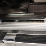 Chevy Bow Tie Door Sill Protectors - Black Platinum