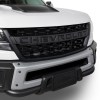 Putco Matte Black Chevy Grille Lettering Kit On White Truck Putco Matte Black Chevy Grille Lettering Kit On White Truck