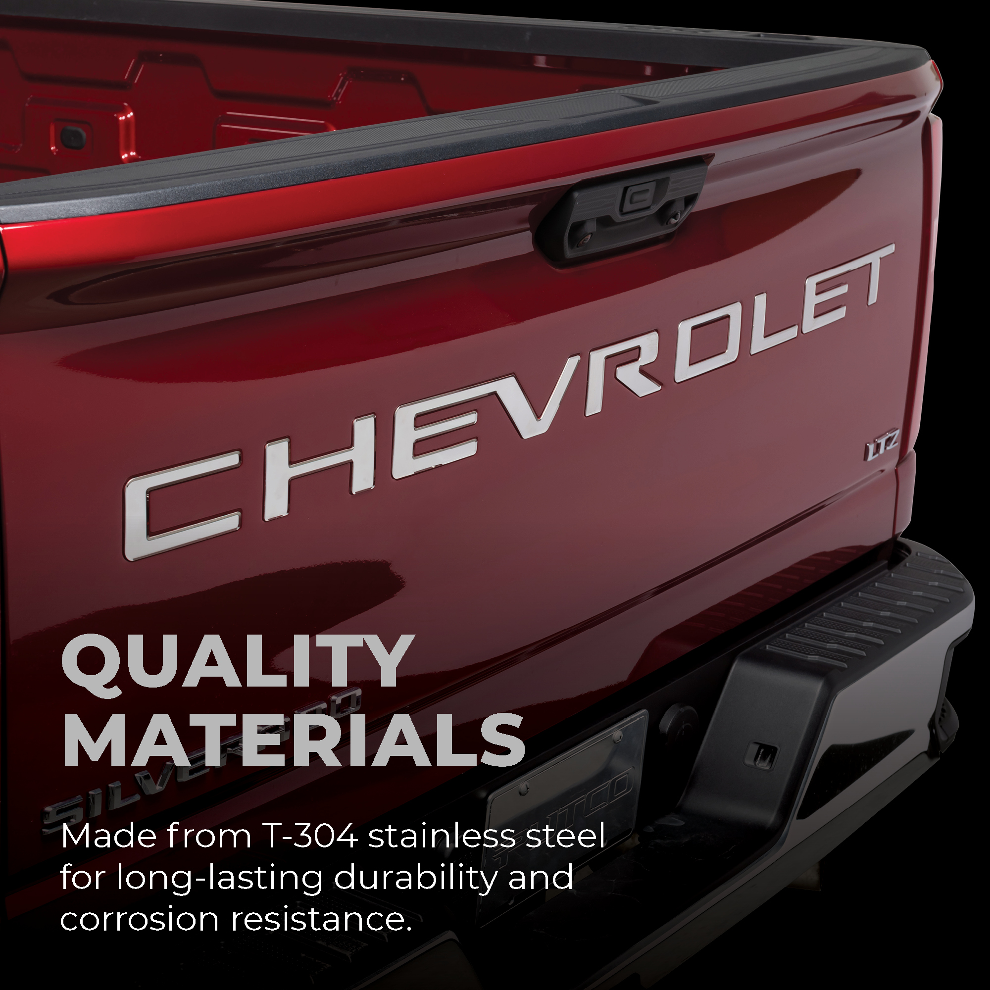 Chevy Letter Kit - Quality Materials - Infographic