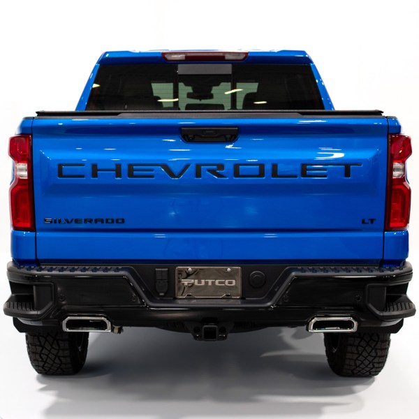 Chevy Silverado w/ Matte Black Tailgate Letter Kit Chevy Silverado w/ Matte Black Tailgate Letter Kit