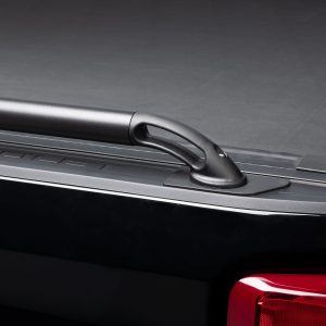 Close up of Putco Black Locker Side Rails 888XX series (Silverado)