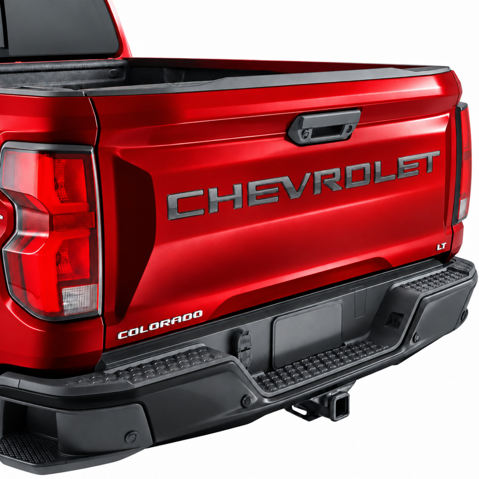 Colorado Lettering Kit - Black Stainless Steel Putco Chevrolet Tailgate Lettering Kits
