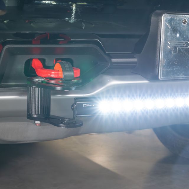 Designed to accept light bars, LED pods, and other accessories with a quick install.