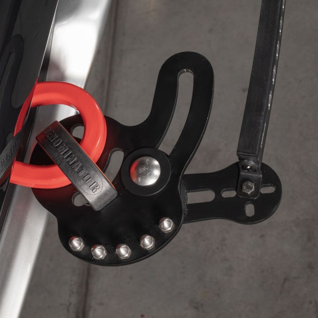 Denominator D1S-C mounted securely on GM Light Duty truck front tow hooks