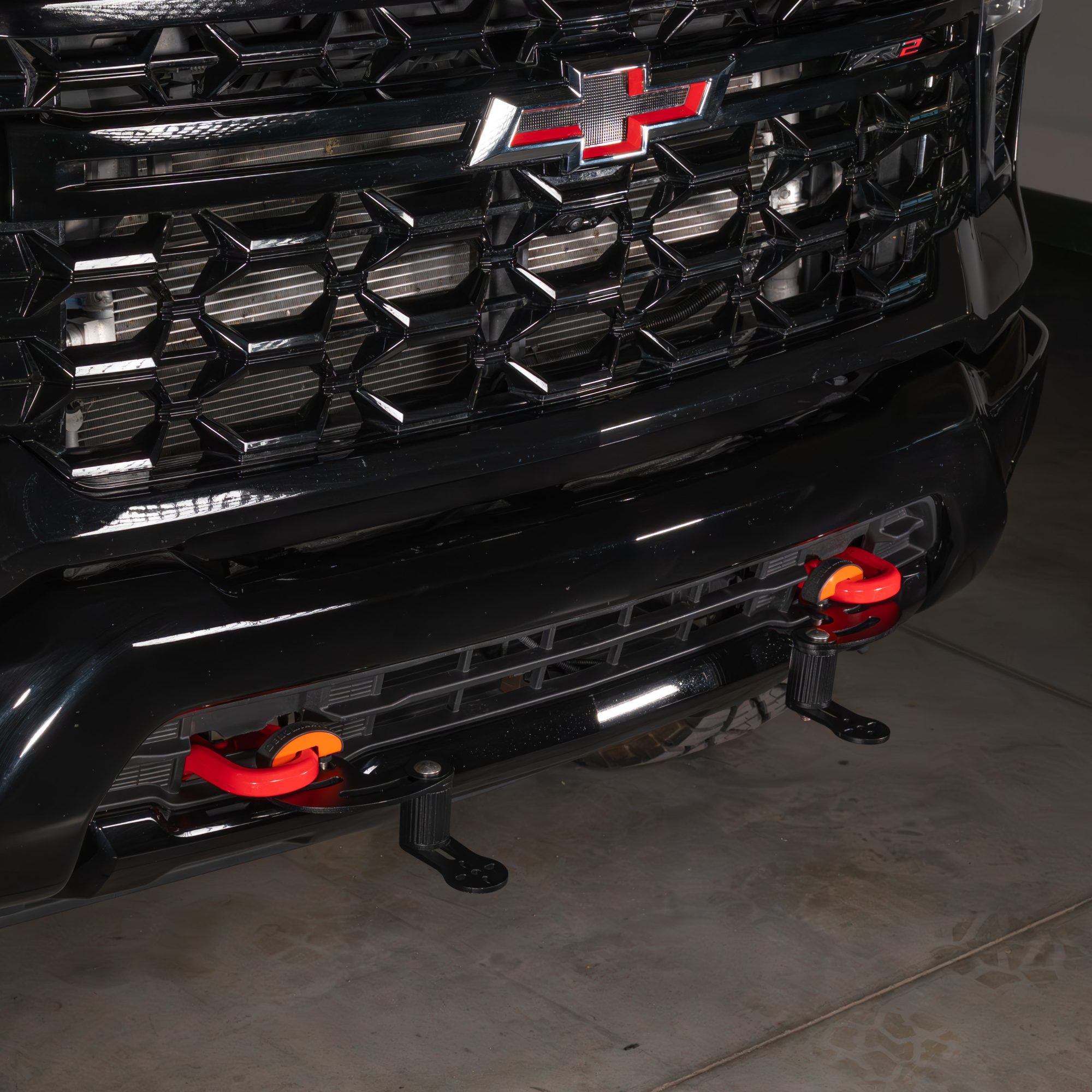 Denominator bracket properly installed for 30" light bar on Chevy HD Denominator bracket properly installed for 30" light bar on Chevy HD