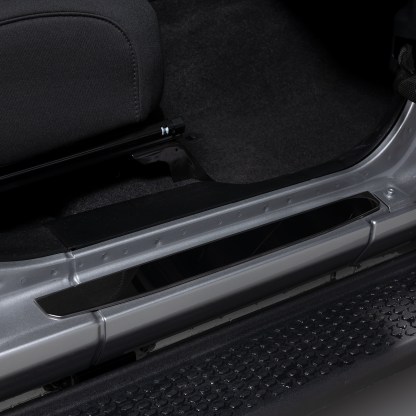 Crafted from highly black stainless steel 26GA premium T-304, these panels boast a mesmerizing smoky reflective finish.