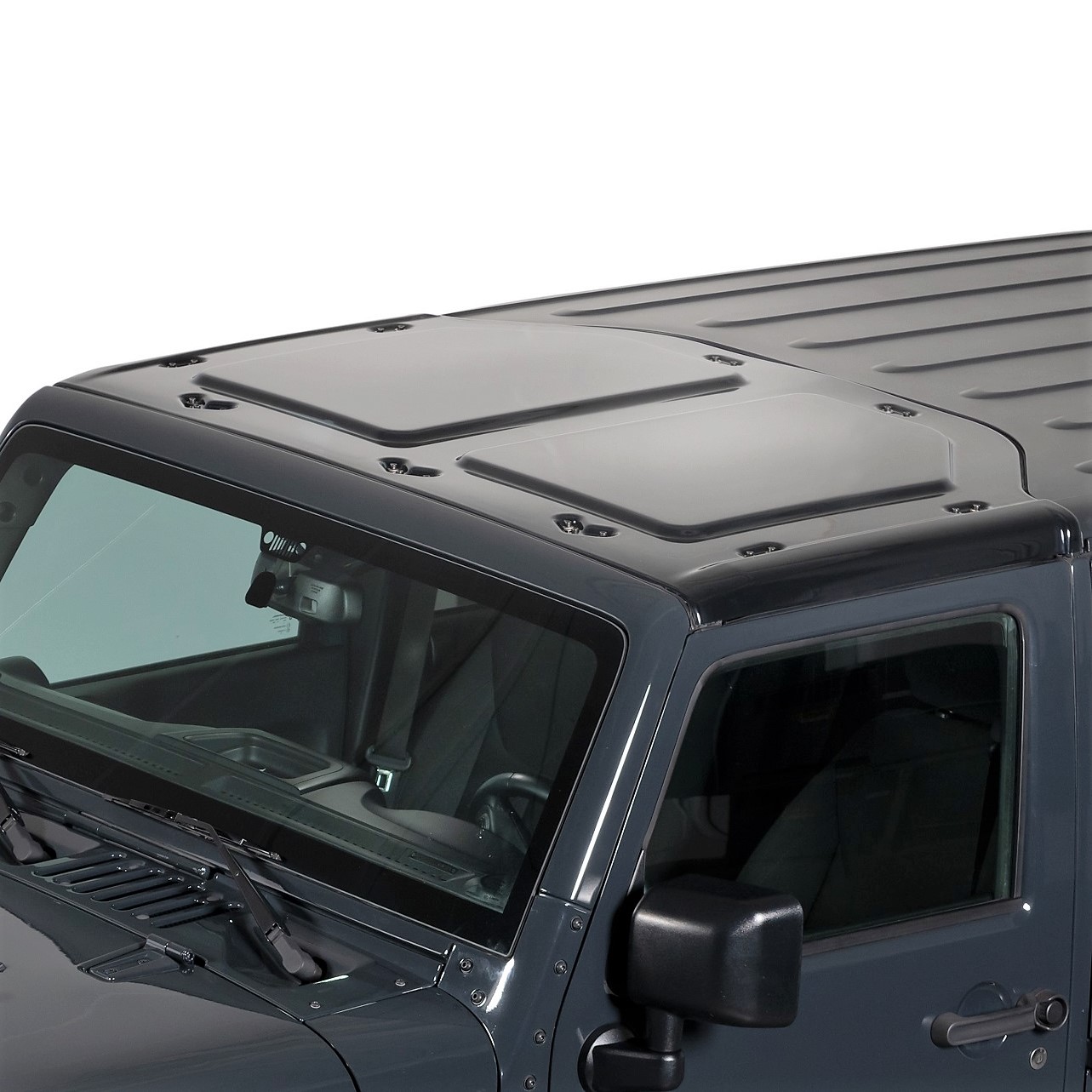 581002-X - 21-23 Jeep Wrangler JL Putco Element Sky View Clear Hard Top  Roof Lid for Factory Hard Top