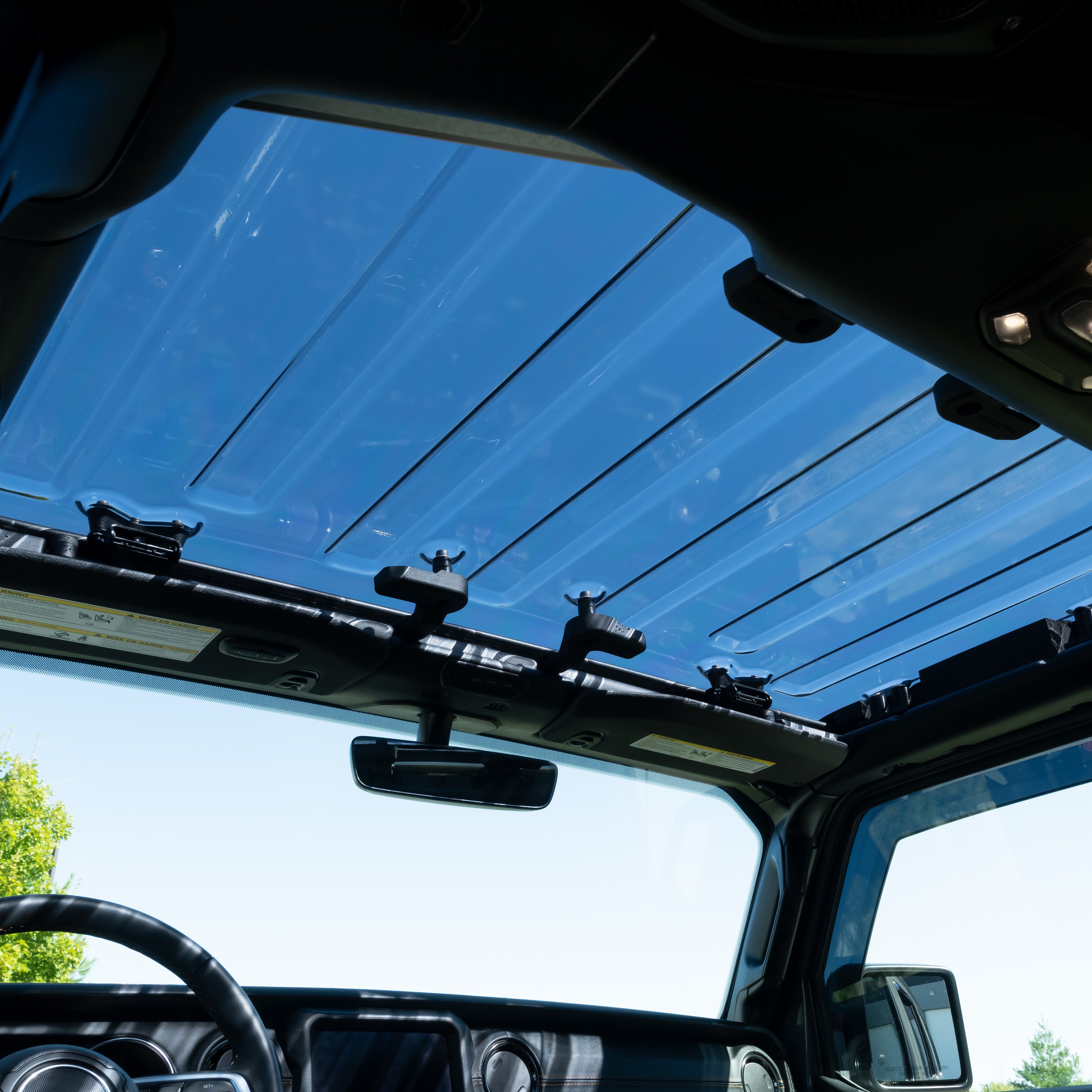 581005-F2 - 18-20 Jeep Wrangler JL Putco Factory Second Element Sky View  Clear Hard Top Roof Lid for Factory Hard Top