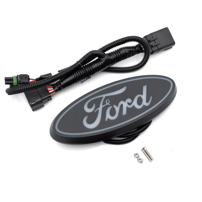 92901-09 - Putco Luminix White Oval LED Grille Emblem Fits Ford