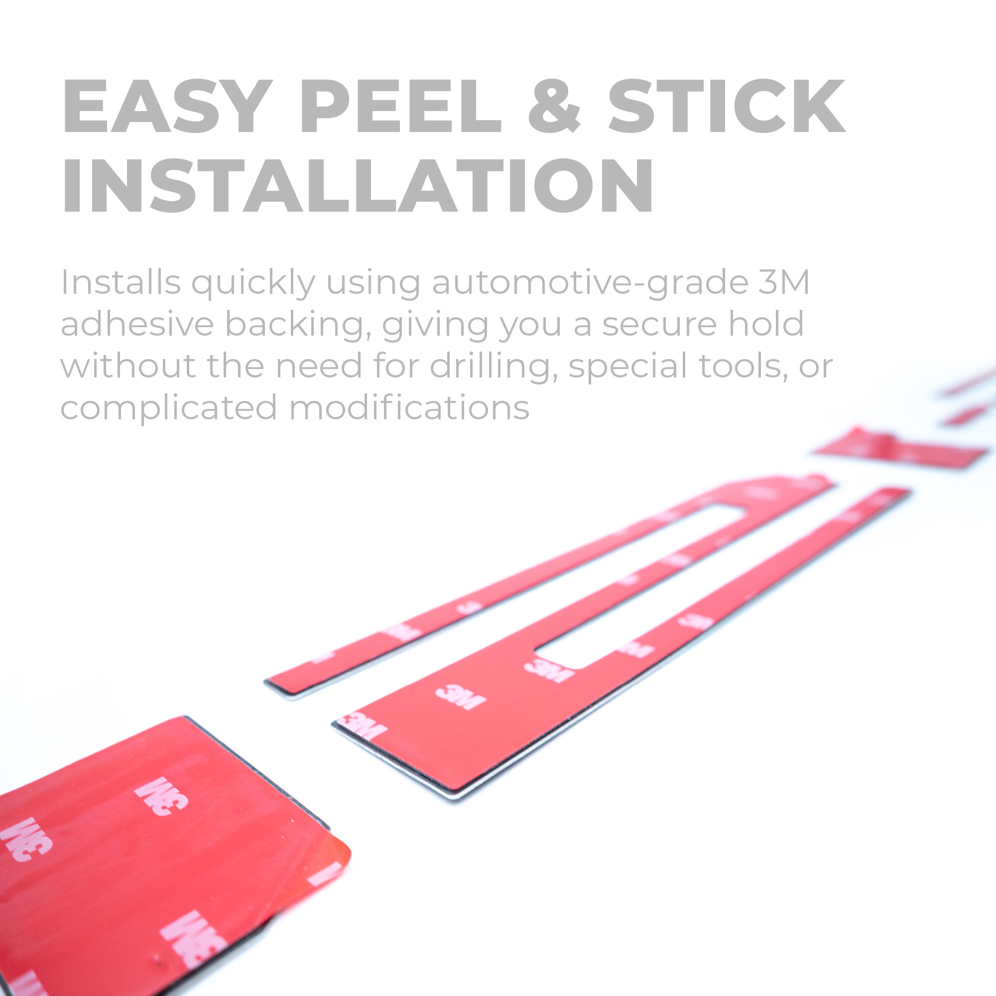 F150 Letter Kit - 3M Installation - Infographic