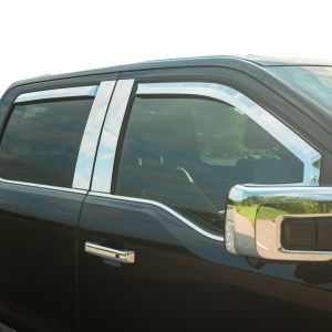 Putco Element Chrome Window Deflectors
