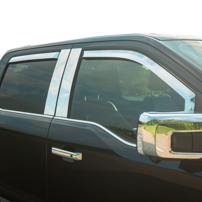 Putco Element Chrome Window Deflectors
