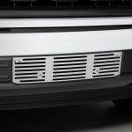 Ford F-150 Bumper Grille Insert, Manufactured out of Stainless Steel with a Bar Desgin.