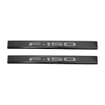 Ford F-150 Logo Black Door Sill Plates 2 Piece Set