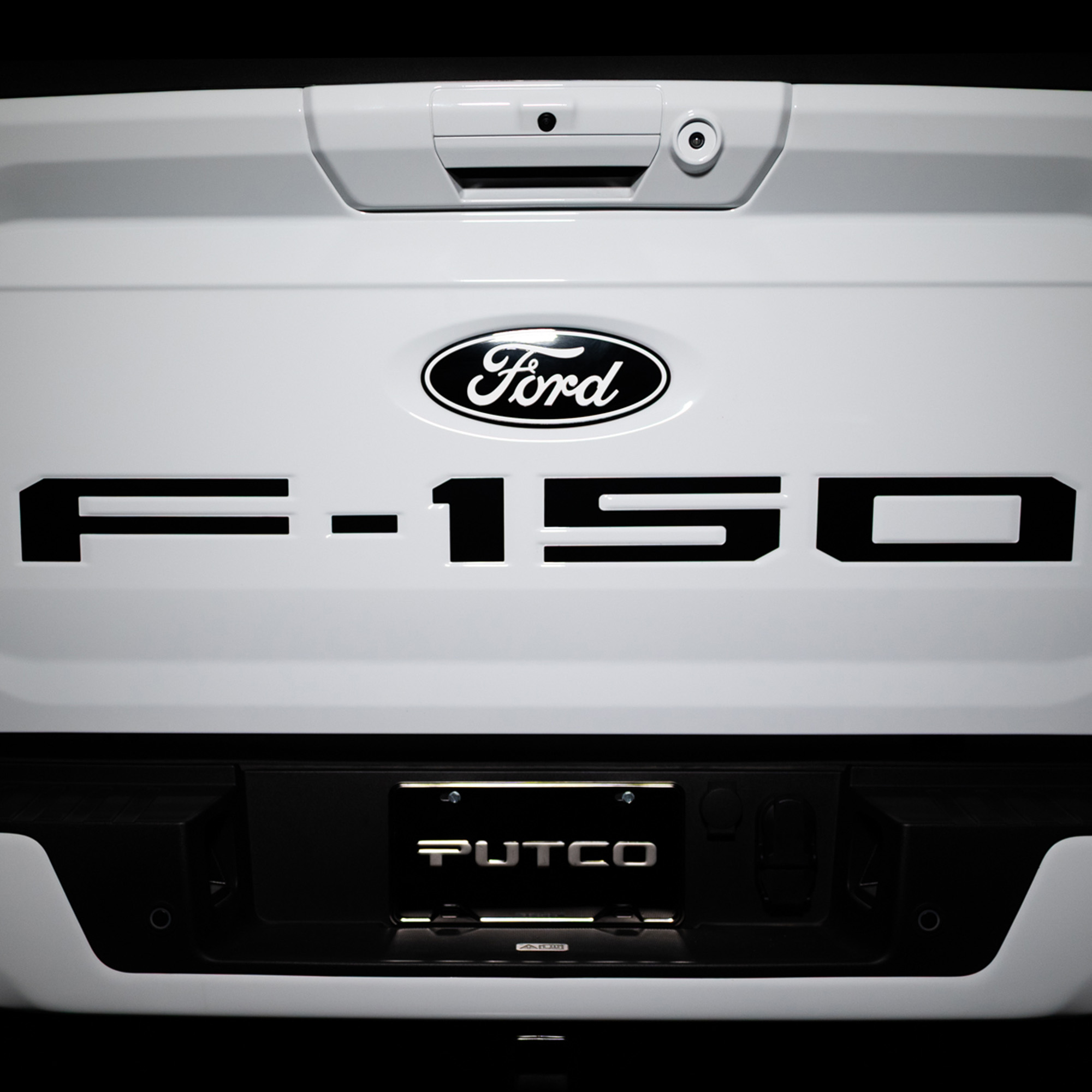 Ford F150 Tailgate Matte Black Letter Kit Ford F-150 Tailgate Matte Black Letter Kit