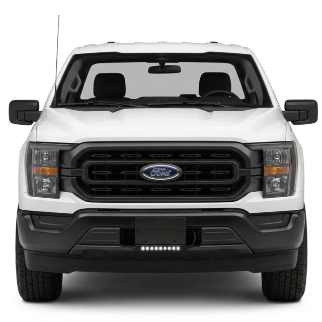 Ford F150 w License Plate Frame with 10in LED Light Bar - 2281L