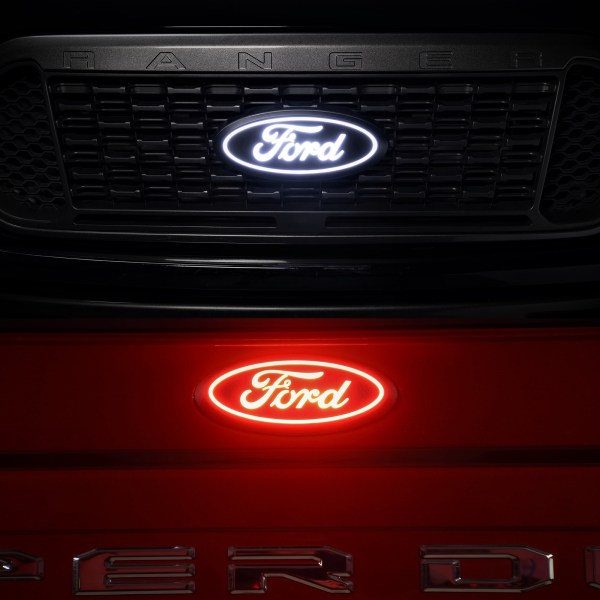 92652 Putco Luminix LED Red Oval Tailgate LED Emblem Fits Ford