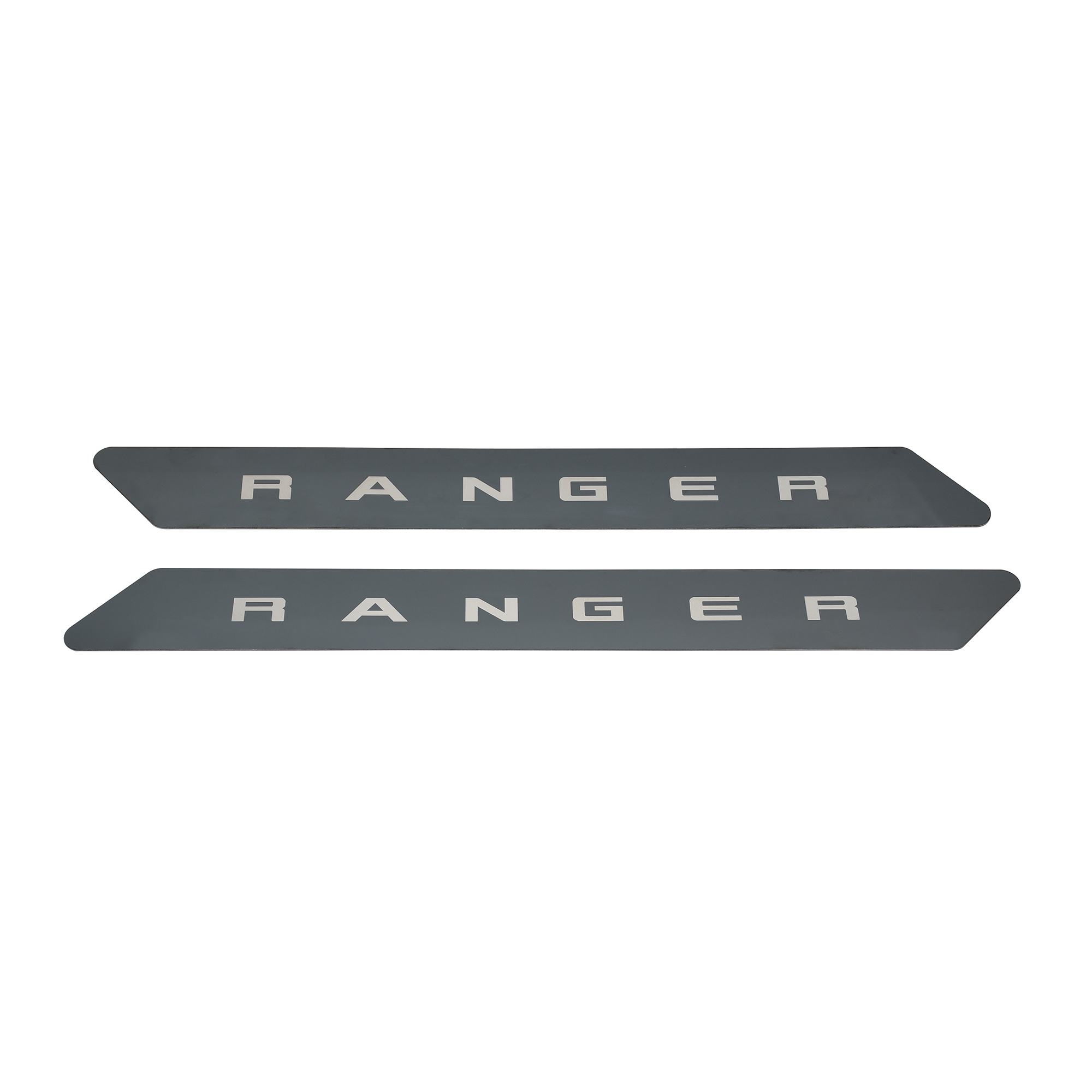 Ford Ranger Door Sills - Black Platinum - Etched (Front) Ford Ranger Door Sills - Black Platinum - Etched (Front)