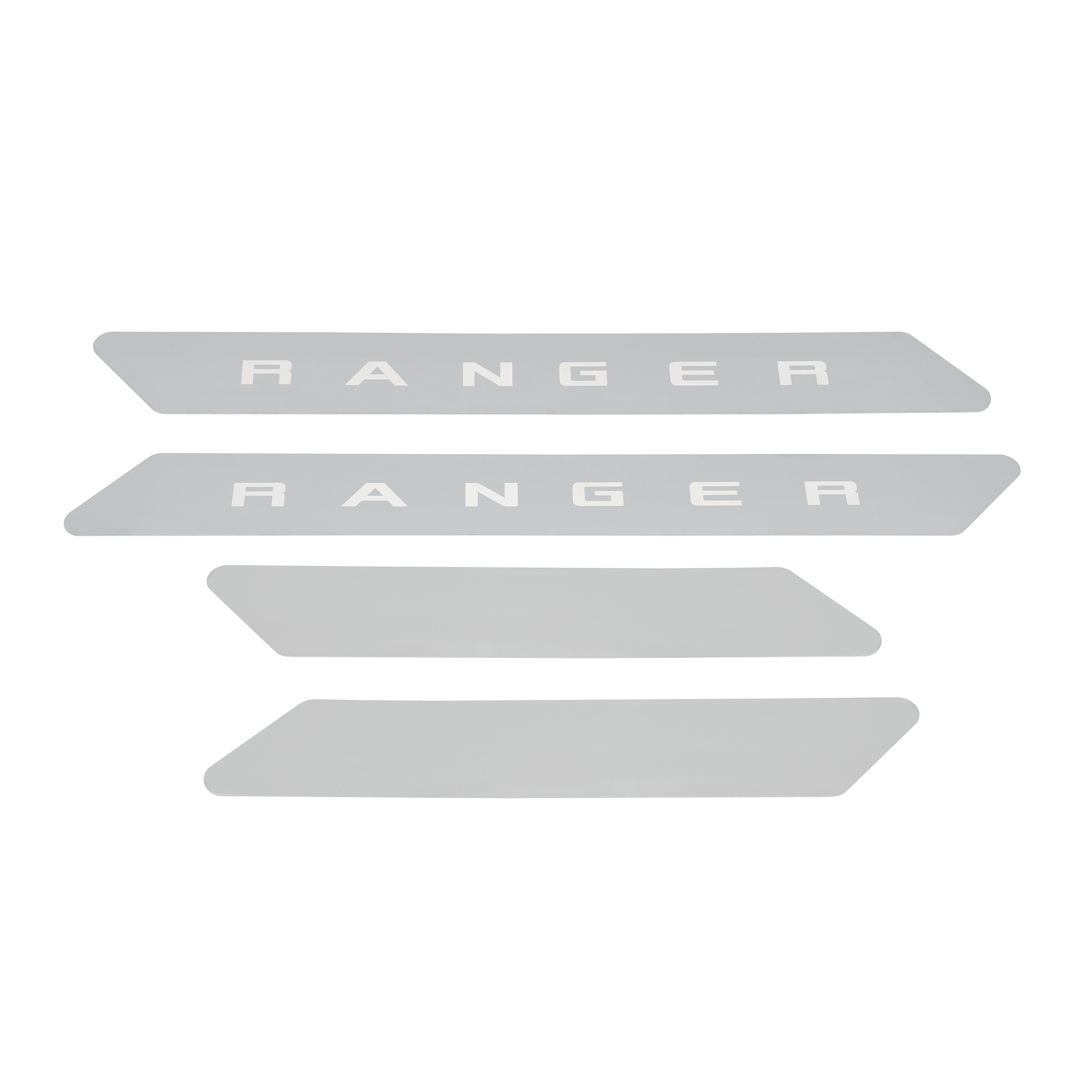 Ford Ranger Door Sills Stainless Steel - Etched (Full Set) Ford Ranger Door Sills Stainless Steel - Etched (Full Set)
