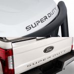 Ford Super Duty Stamped Letter kit, Black Polished Stainless Steel with 3M tape. Easy stick on. Black Platinum.