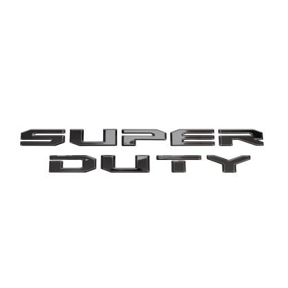Ford Super Duty Letters 3D Stamped - Black Platinum