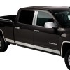 GMC Logo Stainless Steel Rocker Panels Kit - CLose Up GMC Logo Stainless Steel Rocker Panels Kit - CLose Up
