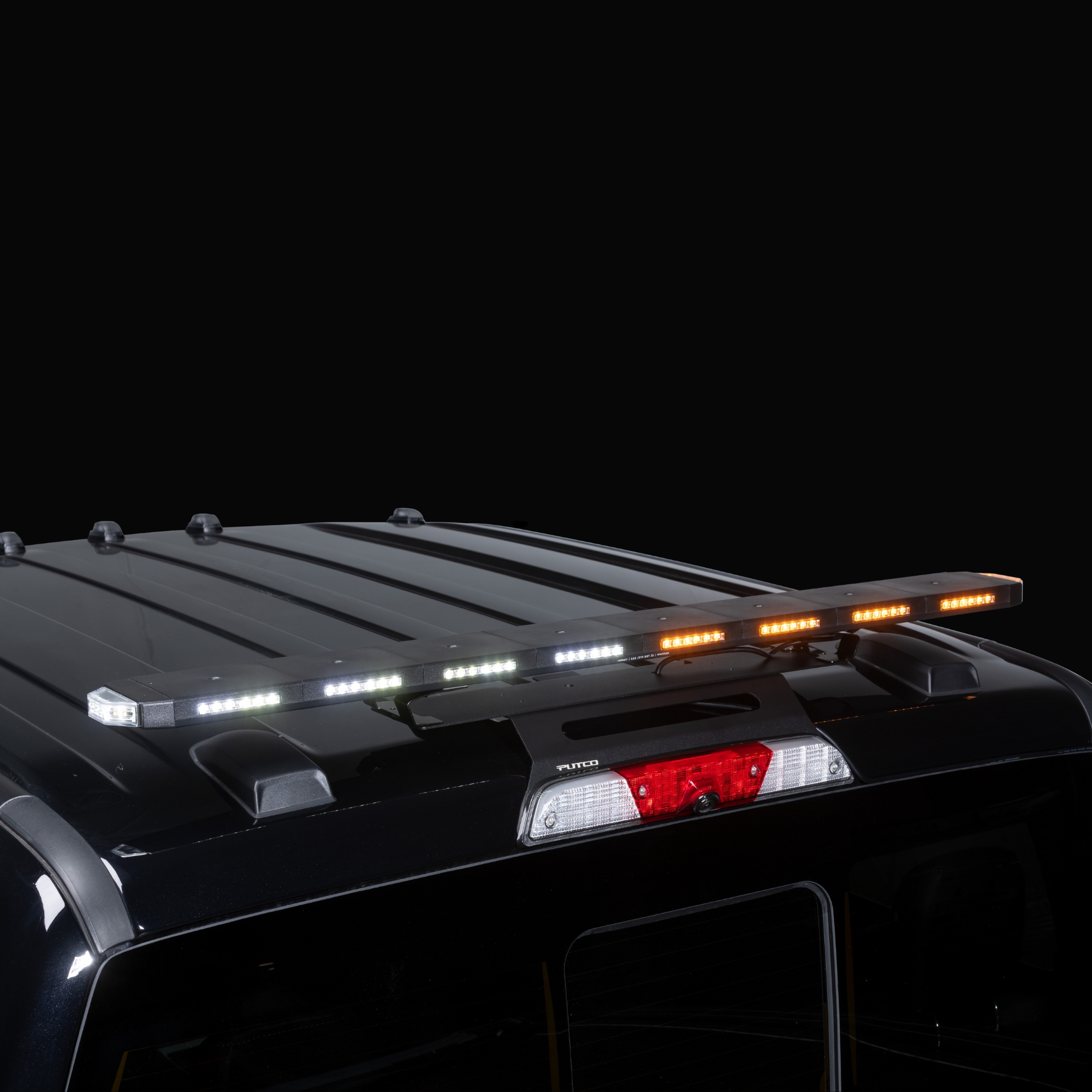 Putco Tri-Hornet LED Stealth Rooftop Strobe Light Bar (Amber, White & Blue)