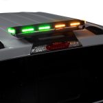 24" Green Hornet Strobe Light Installed (Amber, Green & White) 24" Green Hornet Strobe Light Installed (Amber, Green & White)