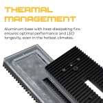 Great Thermal Management with Aluminum Base.