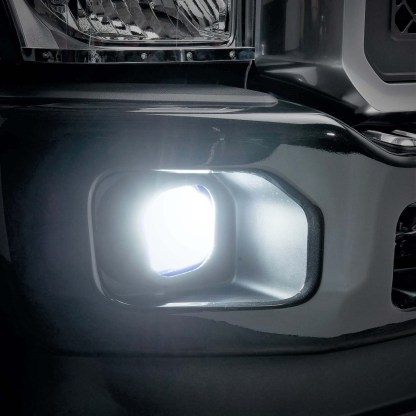 Nitro-lux Fog Light LED kit in a Ford Super Duty