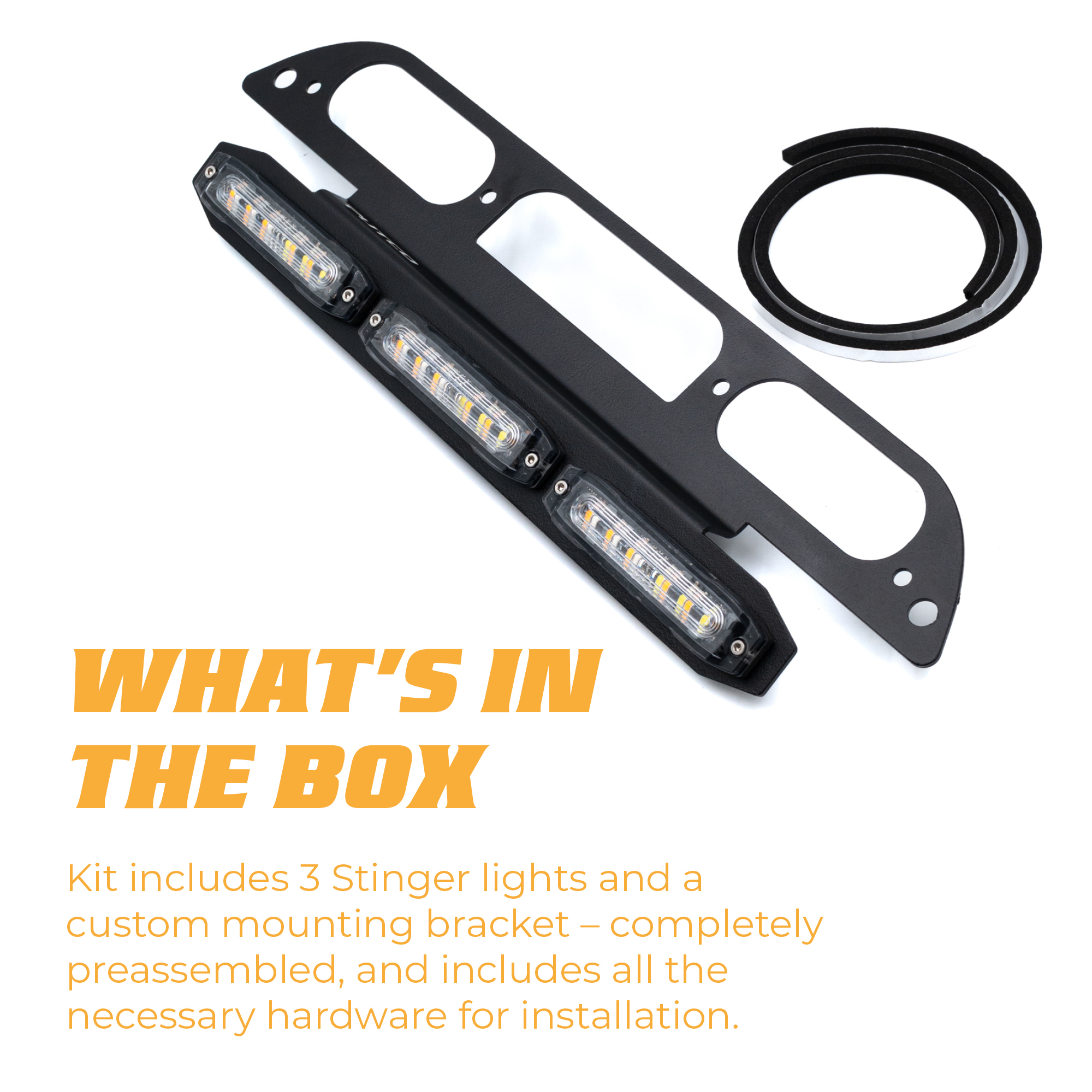 Stinger Chase comes preassembled